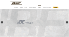 Desktop Screenshot of jbepickups.com